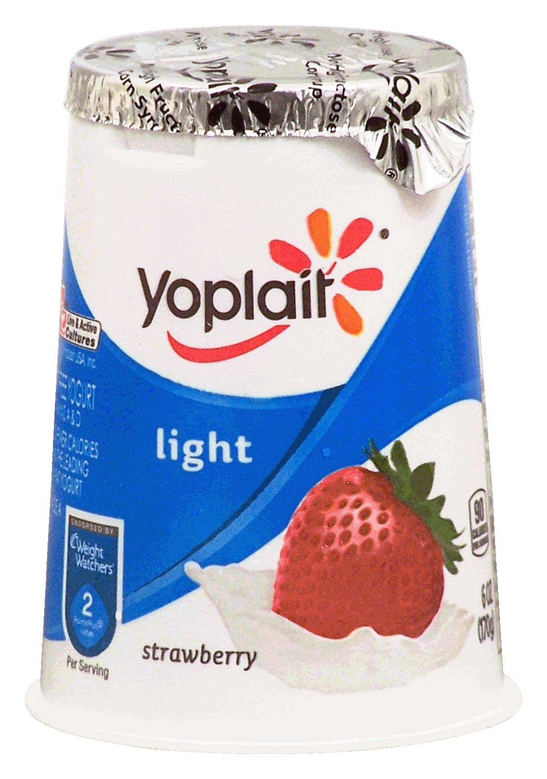 Yoplait Light strawberry fat free yogurt Full-Size Picture